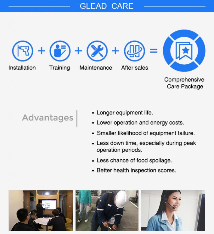 Stroomlijnen uw supermarkt operaties met industriële koelapparaat Op maat gemaakte oplossingen voor elke behoefte Glead 12