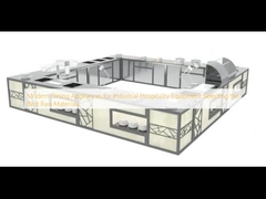 Moderne eetapparatuur voor industriële gastvrijheidsapparatuur Kies de beste grondstoffen