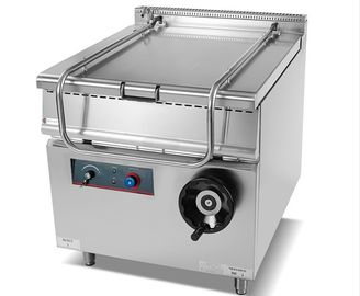 Het professionele Gas van het Keukenmateriaal/Elektrische Keuken Overhellende het Smoren Pan