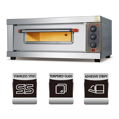 Combinatie Gas Elektrisch Kalkoen Fornuis Met Verwarming Bakmachine Bakkerij Brood Pizza Oven