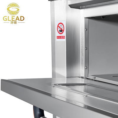 Commerciële 16 Pizza 5 Pits Gasfornuis Met Guards Saj Hout Schilderen Liners Speed ​​Oven