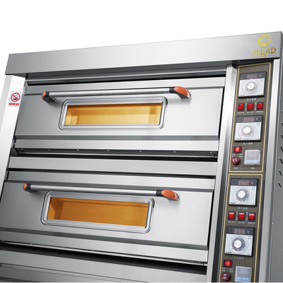 Commerciële 16 Pizza 5 Pits Gasfornuis Met Guards Saj Hout Schilderen Liners Speed ​​Oven