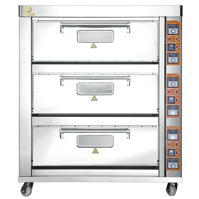 Industriële Conventie Roterende Pizza Pite 4 Pits Elektrisch Fornuis Met Bakkerij Cake Camp Auto Schilderen Oven