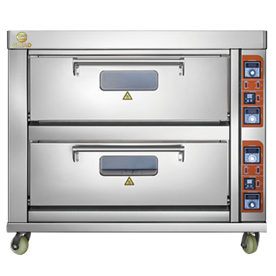 Industriële Conventie Roterende Pizza Pite 4 Pits Elektrisch Fornuis Met Bakkerij Cake Camp Auto Schilderen Oven