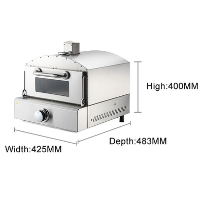 Aangepaste Tandoor Klei Vierpits Gasfornuis Met Magnetron Gietijzer Nederlandse Draagbare Pizza Oven
