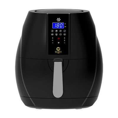 Zwarte 1200w Keuken Kookapparatuur Hoogwaardige Air Fryer