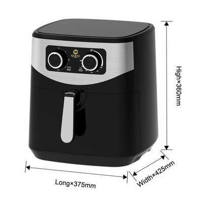 Keuken Kook Air Fryer van roestvrij staal 1.8L Capaciteit