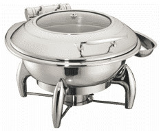 Hygiëne Commerciële kookapparatuur 6L Ronde chafers W/O Frame
