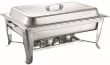 0.65mm dik pan Commerciële kookapparatuur 9L Economy Chafer Opvouwbaar