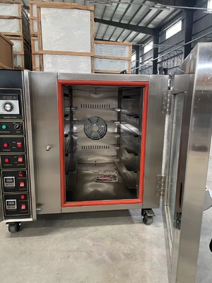 5 Tray Roestvrij staal Kleur Commerciële bakoven Convectieoven Elektrisch/gasverwarmingssysteem