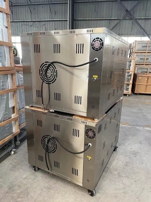 5 Tray Roestvrij staal Kleur Commerciële bakoven Convectieoven Elektrisch/gasverwarmingssysteem