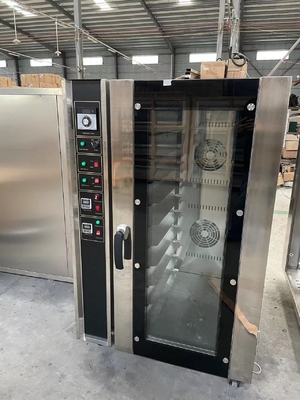 Roestvrij staal Commerciële bakoven Convectieoven 10 bakken Elektriciteit Productiviteit LPG/natuurgas