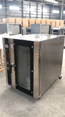 Roestvrij staal Commerciële bakoven Convectieoven 10 bakken Elektriciteit Productiviteit LPG/natuurgas
