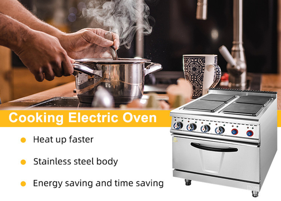 6-warm platenkoker met oven/kas NG/LPG stroomvoorziening/380V/50-60Hz
