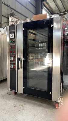 Vlekkeloos staal Commerciële bakoven Convectieoven 8 bakken Elektriciteit/gas Productiviteit LPG/natuurgas