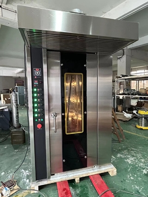 16 Tray Gas Commerciële Bakkerij Oven Rotary Oven Gemakkelijk te bedienen met 380V/50Hz Spanning