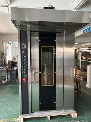 16 Tray Gas Commerciële Bakkerij Oven Rotary Oven Gemakkelijk te bedienen met 380V/50Hz Spanning