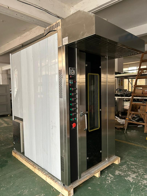 16 Tray Gas Commerciële Bakkerij Oven Rotary Oven Gemakkelijk te bedienen met 380V/50Hz Spanning