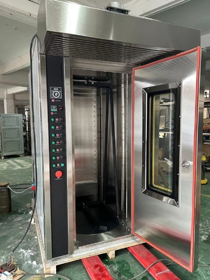 16 Tray Gas Commerciële Bakkerij Oven Rotary Oven Gemakkelijk te bedienen met 380V/50Hz Spanning