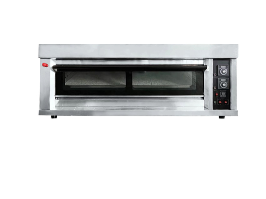 1 laag 2 bak van roestvrij staal Bakkerij Oven Elektrisch 0.1kw 220V Commerciële bakapparatuur Productiviteit