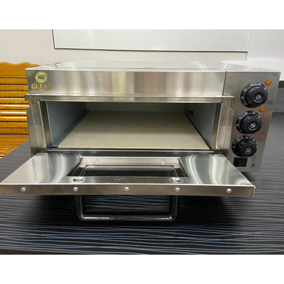 Elektrische roestvrijstalen pizza/broodoven model ZH-1M 2kw Power Commerciële bakapparatuur