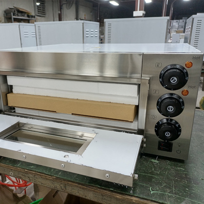 Elektrische roestvrijstalen pizza/broodoven model ZH-1M 2kw Power Commerciële bakapparatuur