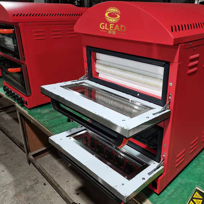 Roestvrij staal pizza broodoven ZH-2M-H Productiviteit Commerciële bakapparatuur