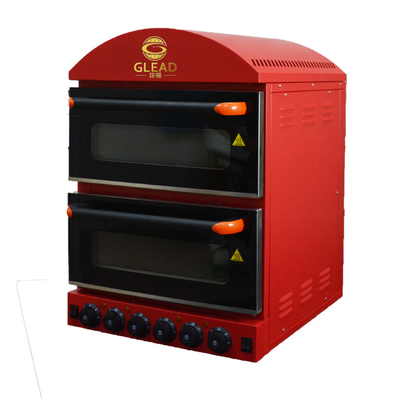 Roestvrij staal pizza broodoven ZH-2M-H Productiviteit Commerciële bakapparatuur
