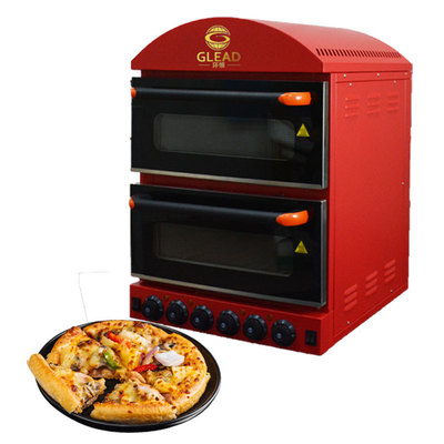 Roestvrij staal pizza broodoven ZH-2M-H Productiviteit Commerciële bakapparatuur