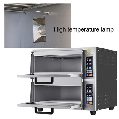 Elektrische pizza/broodbakmachine Productiviteit 5kw Commerciële oven ~ 220-240V 50HZ