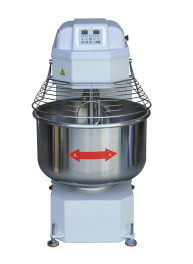 Elektrische commerciële deegmixer van roestvrij staal van 1,1 kW voor de productie van pizza's en brood
