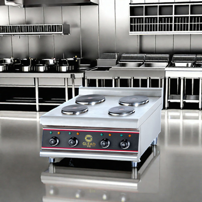 Elektrische kookapparatuur GL-RU-4A 1-4 Dekken 0-300.C Temperatuurbereik