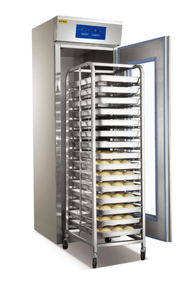 Aanpasbaar elektrisch roestvrij staal 13 tray proofer grote glazen versie 2.6 kW vermogen