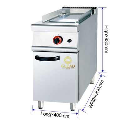 330x580x20 Griddle Plate Grootte Commerciële keuken- en kookapparatuur voor LPG/NG-energie