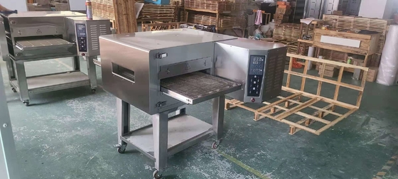 LPG-bakoven voor pizza's 3N-380V/50Hz Commerciële apparatuur met marmeren basis