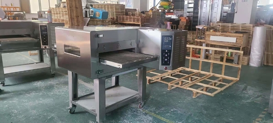 LPG-bakoven voor pizza's 3N-380V/50Hz Commerciële apparatuur met marmeren basis