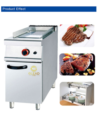 330x580x20 Griddle Plate Grootte Commerciële keuken- en kookapparatuur voor LPG/NG-energie