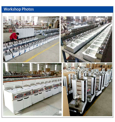 330x580x20 Griddle Plate Grootte Commerciële keuken- en kookapparatuur voor LPG/NG-energie