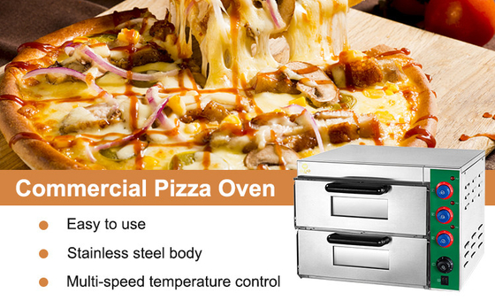 Commerciële baktoestellen voor pizzeria Temperatuur 50-350C Uitleg Afmeting 560*556*435mm
