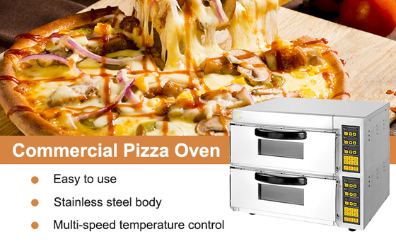 Temperatuurgecontroleerde bak- en gebakmachines voor pizzeria's