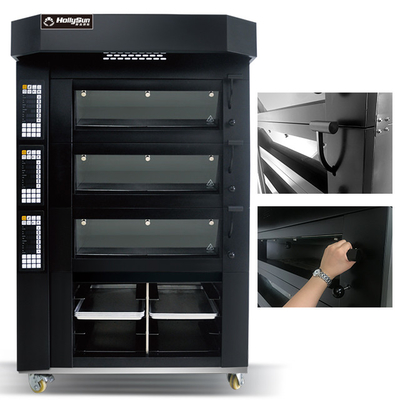 Vermogen Elektrische bakapparatuur 6-bak Commerciële oven 20,7kw Kracht 380V 50HZ