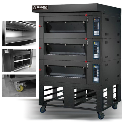 Vermogen Elektrische bakapparatuur 6-bak Commerciële oven 20,7kw Kracht 380V 50HZ