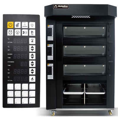 Vermogen Elektrische bakapparatuur 6-bak Commerciële oven 20,7kw Kracht 380V 50HZ