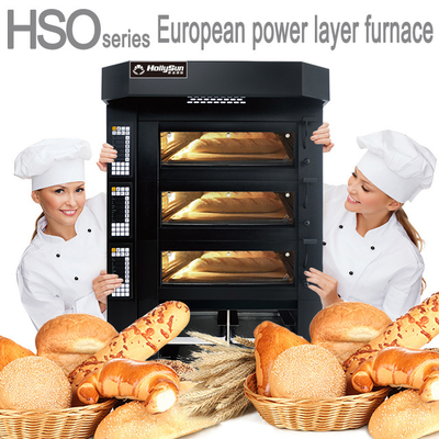6-trey elektrische bakoven commerciële bakkerij apparatuur 20,7kw vermogen