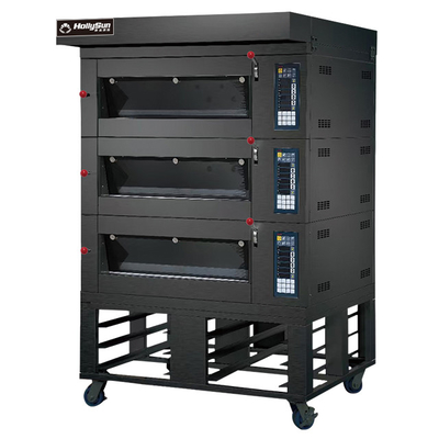 Capaciteit Elektrische pizzabakoven 20,7kw Commerciële apparatuur 6 diensten 380V 50HZ