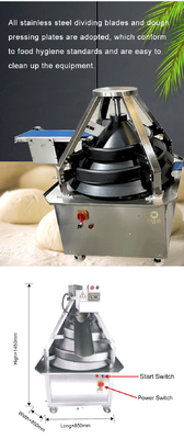 Efficiëntie Continuous Dough Dividing Machine voor overzeese service installatie