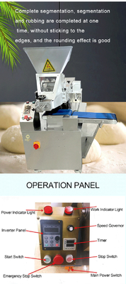 Efficiëntie Continuous Dough Dividing Machine voor overzeese service installatie