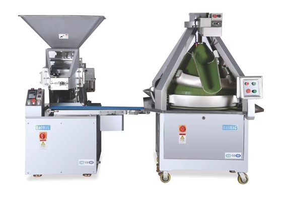 Efficiëntie Automatische kegel deeg roterende machine 8000pcs/uur met 0.4KW Power