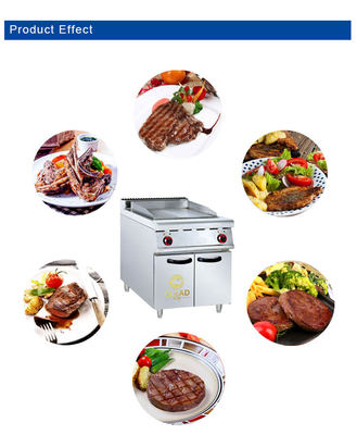 12.5kw Elektrische restaurant kookapparatuur 220V-380V/50hz-60hz Spanning 214kg Gewicht