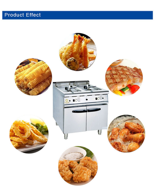 174 kg Kookapparatuur voor commerciële keukens met gasverbruik LPG/NG 2.46/3.12Kg/h